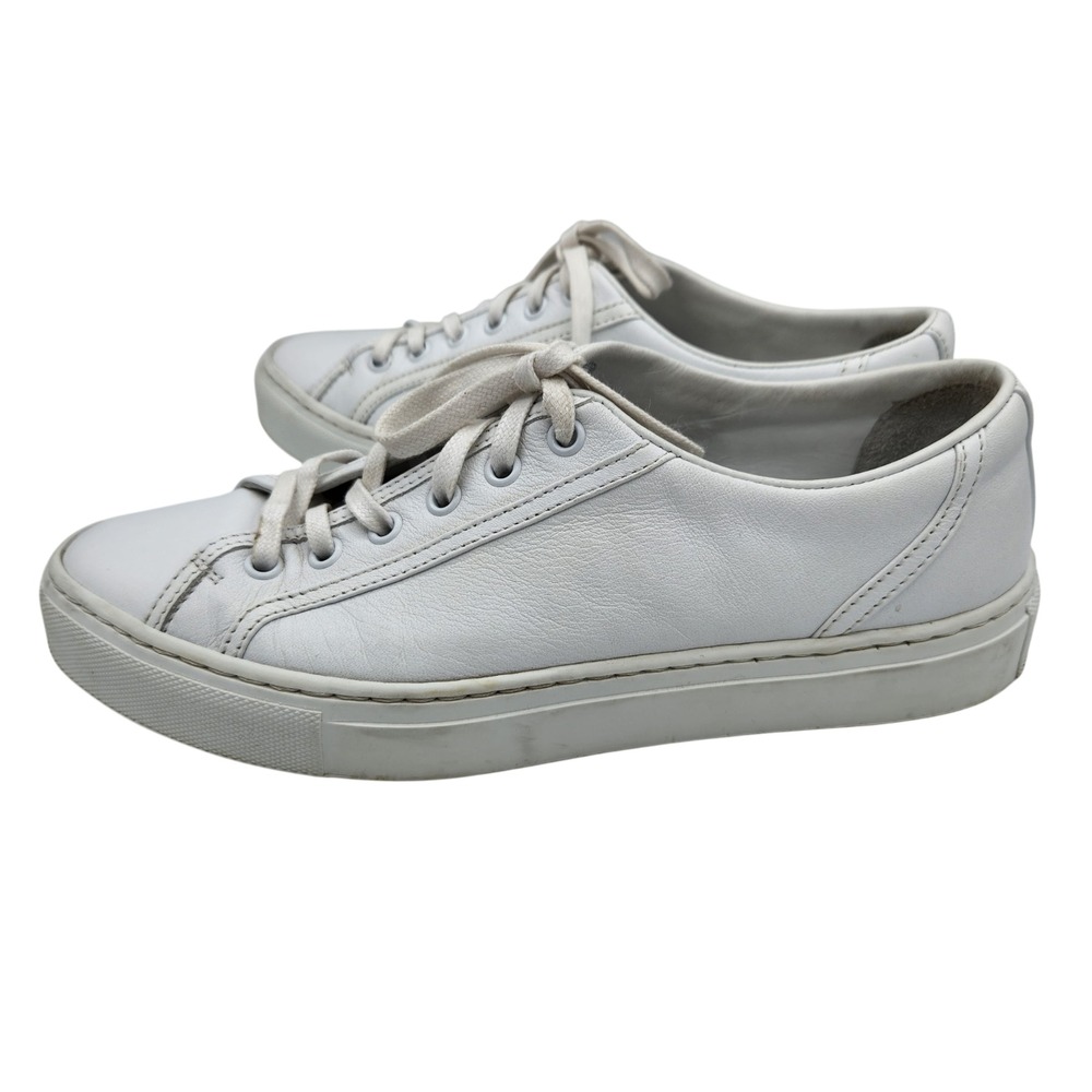 KOIO Torino White Leather Low Top Sneaker Women's Size‎ EU 37 US 7 Italy Luxury